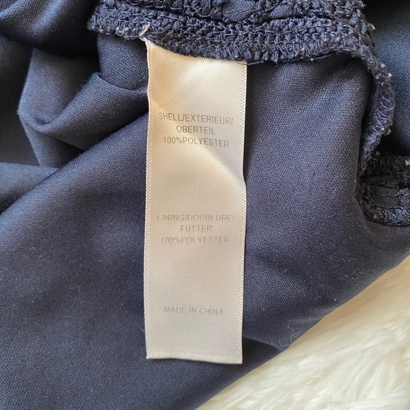 Adriana Papell Navy Dress - Picture 4 of 7